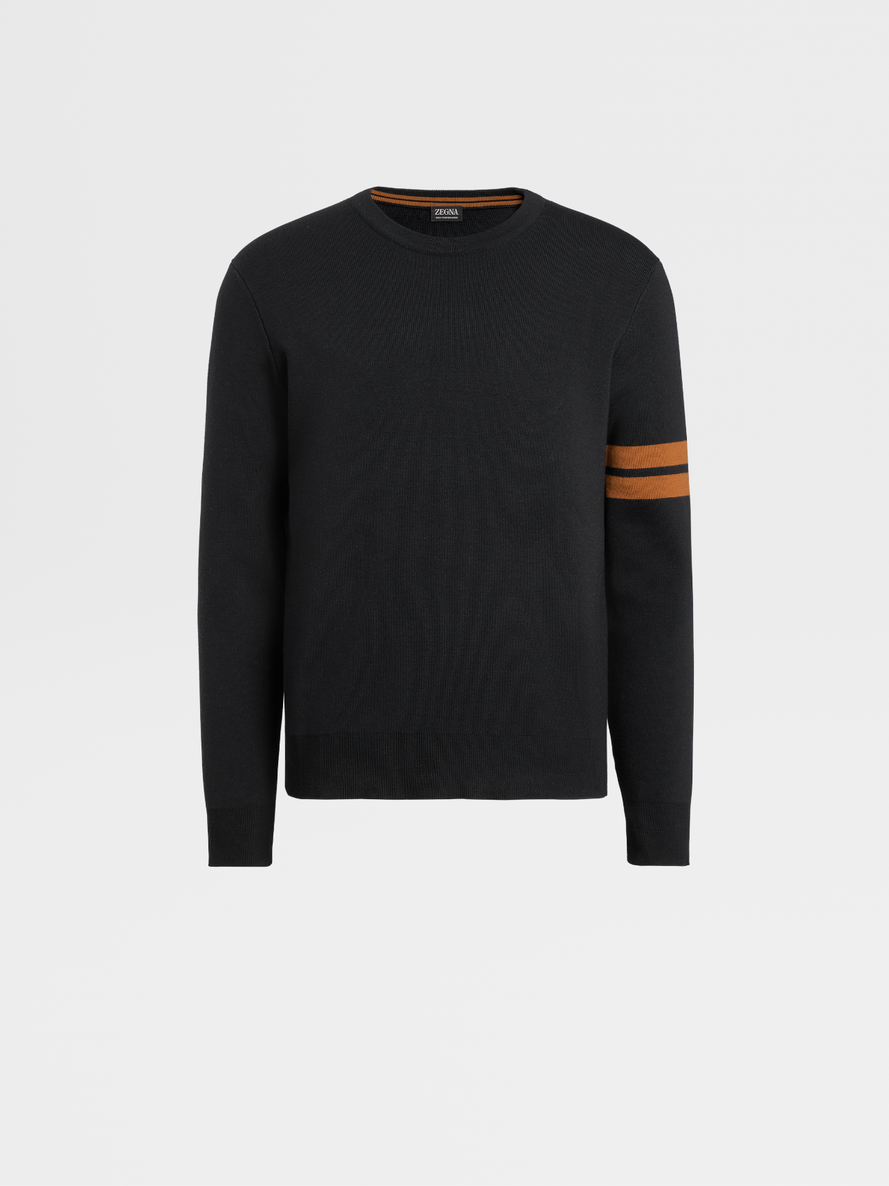Black High Performance™ Wool Crewneck